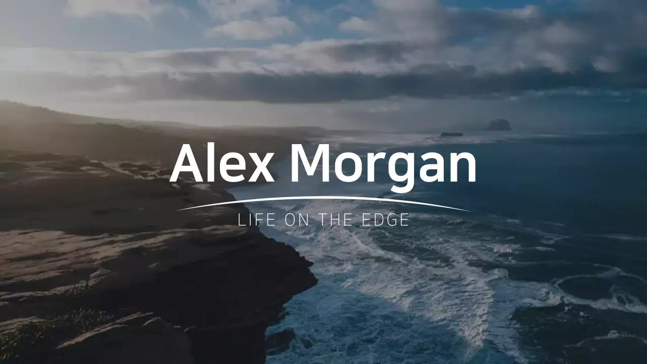 Blue Minimal Lifestyle Vlog YouTube Thumbnail