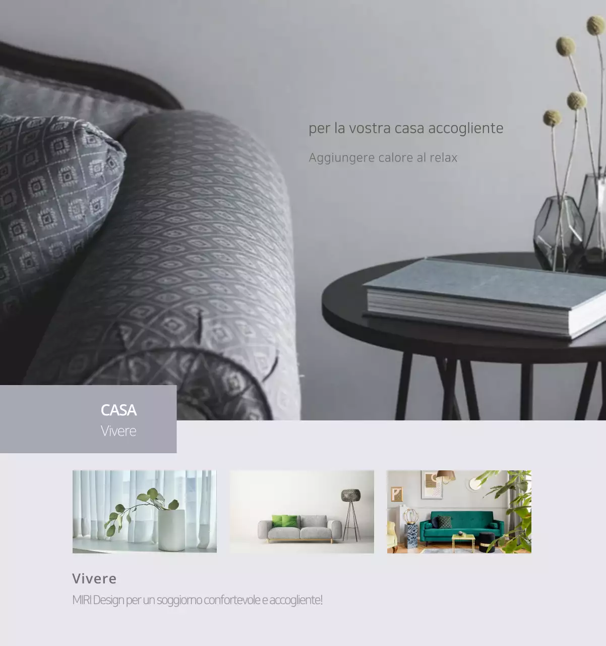 Calendario interno minimalista beige