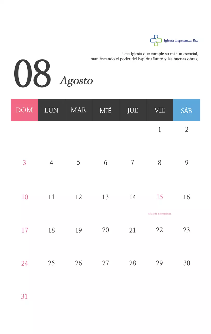 Caligrafía sencilla Promoción de la Biblia en la Iglesia