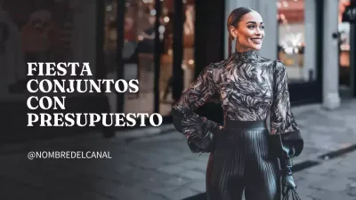 Promoción de moda en negro