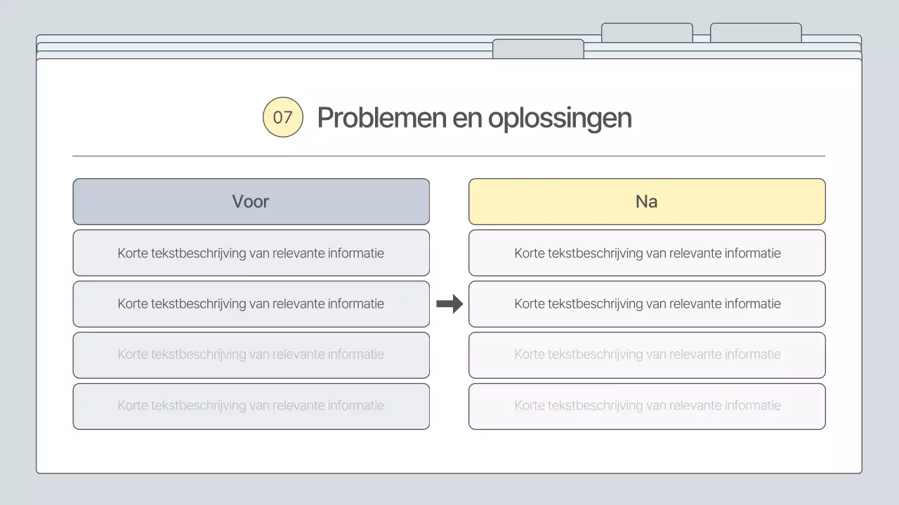 Een eenvoudig, grijs ondernemingsplan