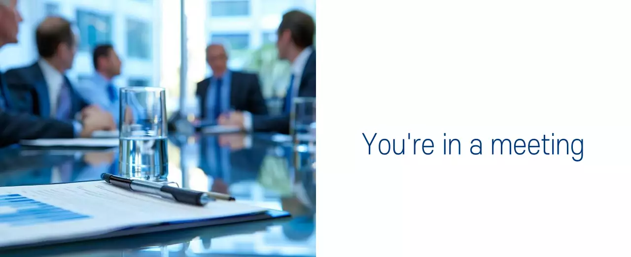 Navy White Simple Hospital Promotional Calendar