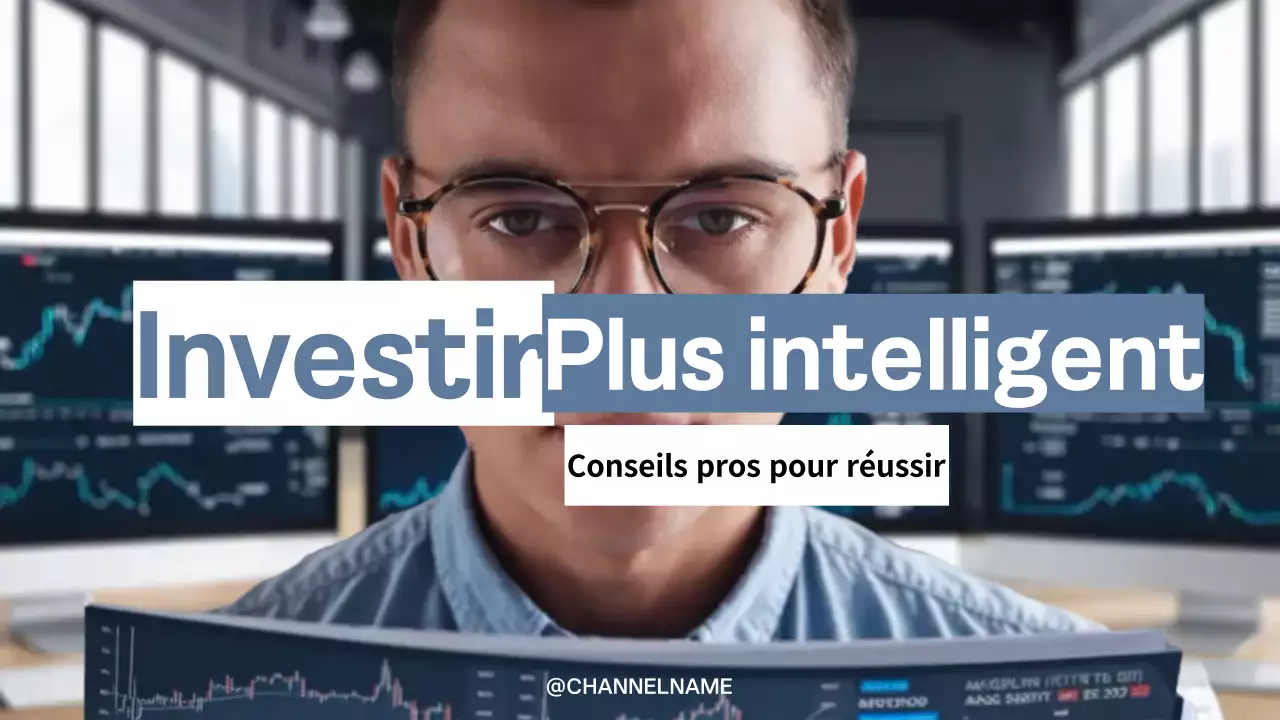 guide d'investissement moderne bleu