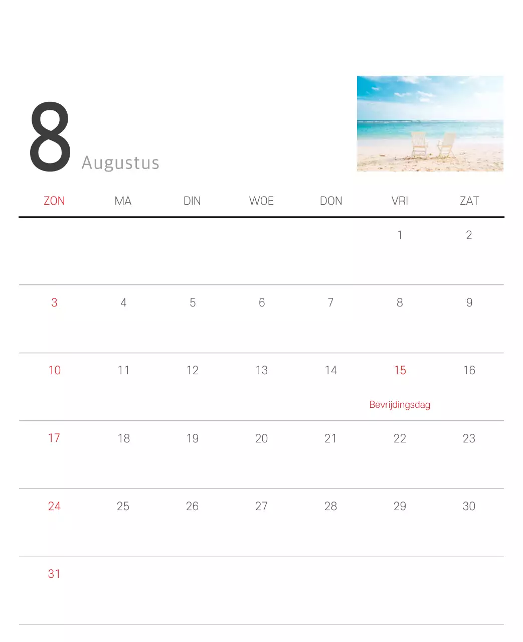 Witte schone botanische natuurkalender