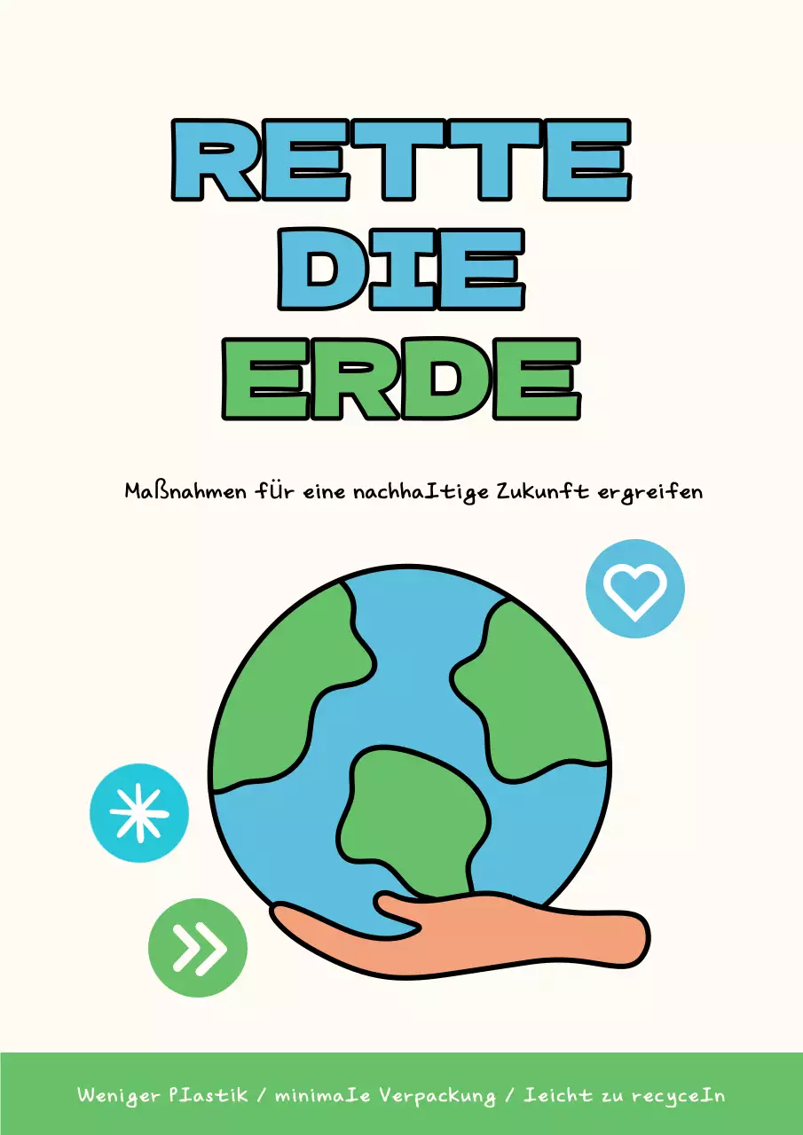 Die einfache Umweltkampagne von Green
