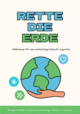 Die einfache Umweltkampagne von Green