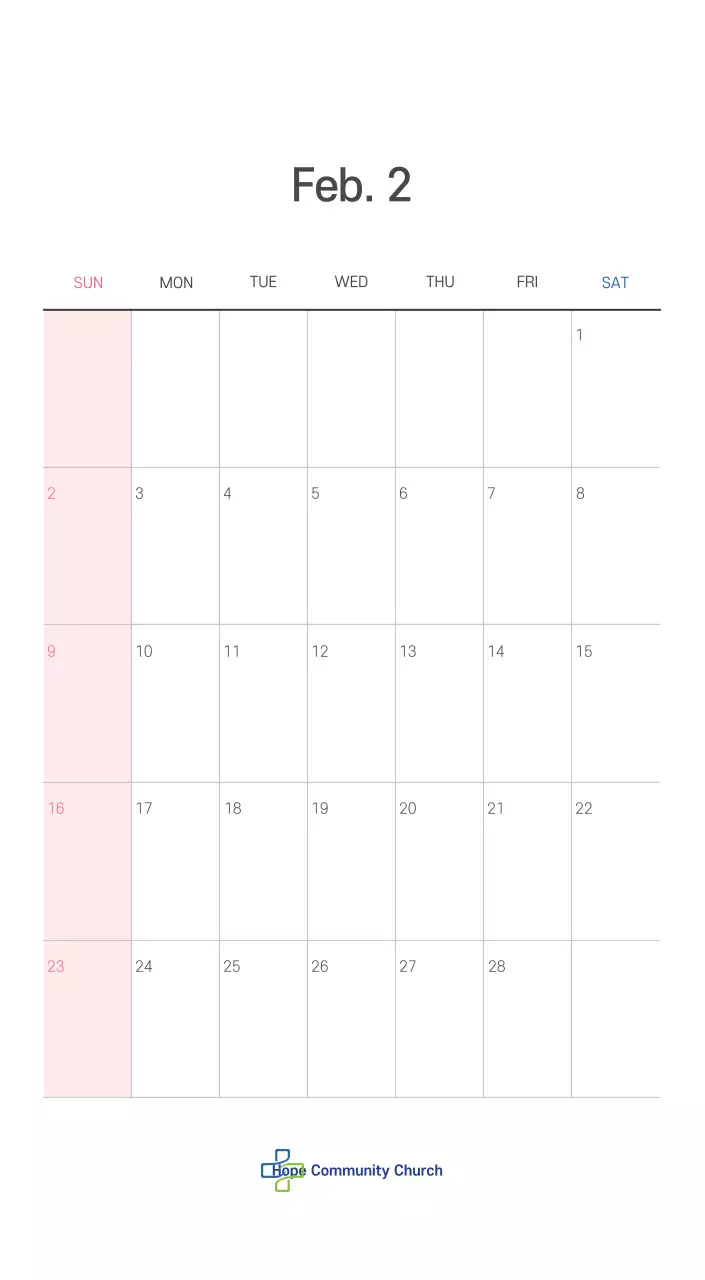 Ilustrasi gereja yang bersih dengan warna pastel