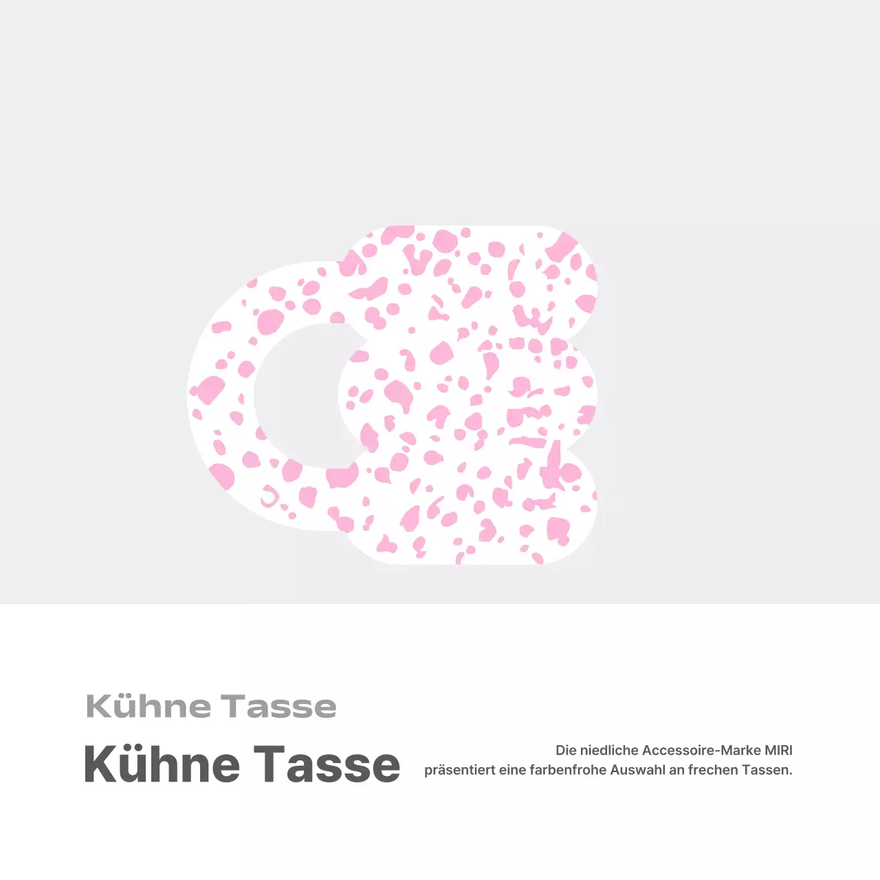 Graue einfache Schreibwaren-Kurzwaren-Anzeige