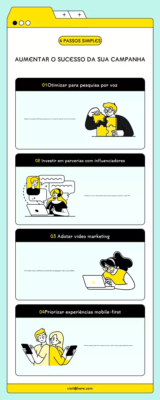 guia de marketing moderno amarelo