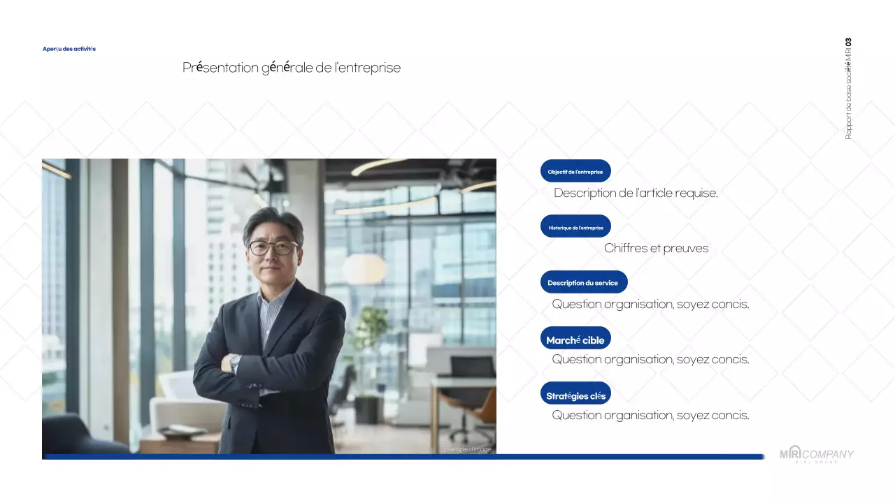 Rapport sur la défaillance du blanc