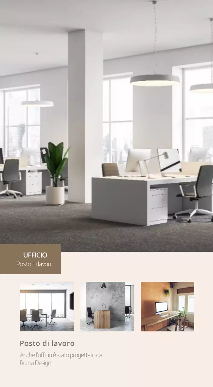 Calendario interno minimalista beige