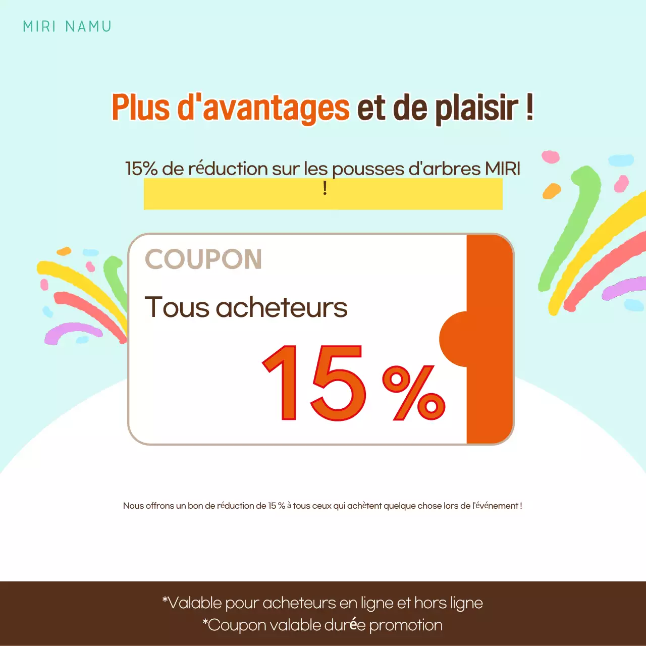 Promotion de l'exposition de produits frais de la Monnaie