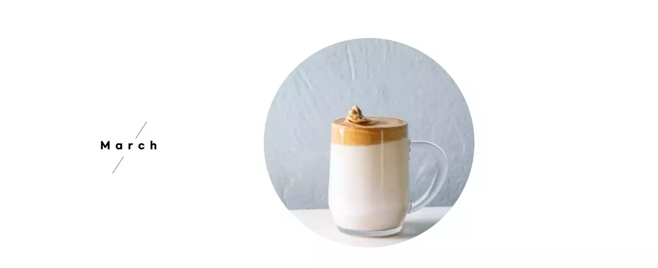 白と茶色の感性的なカフェ