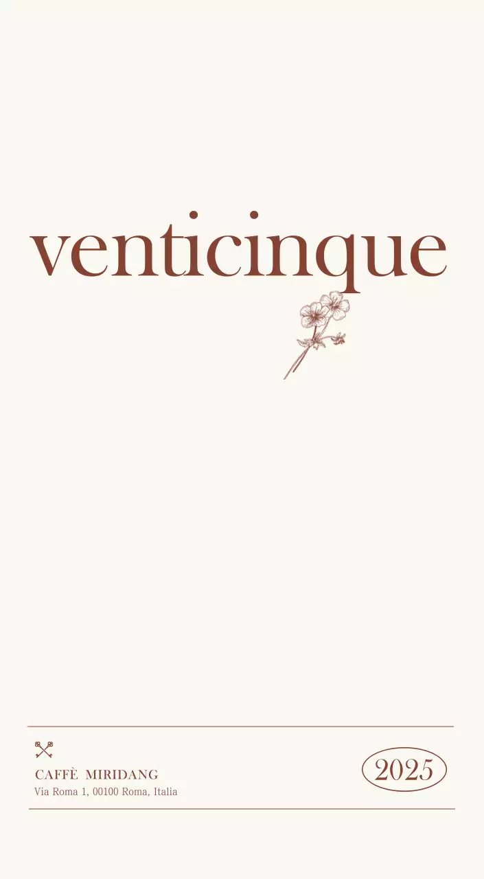 Promuovere il caffè vintage beige