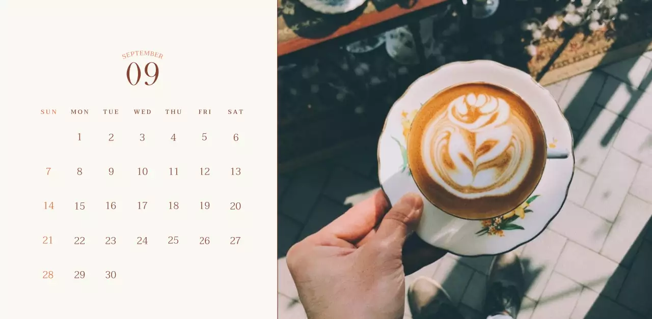 Promote Beige Vintage Cafe