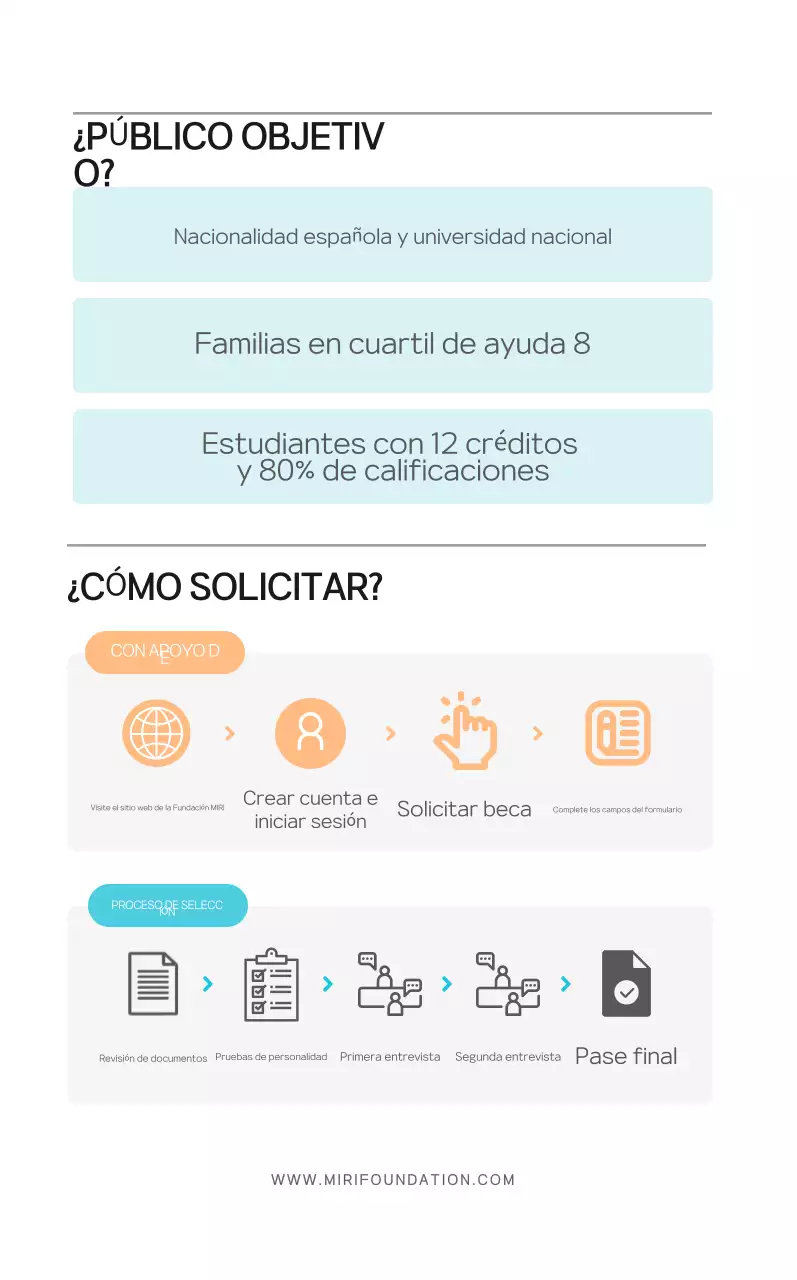 Guía de becas Neat Beige