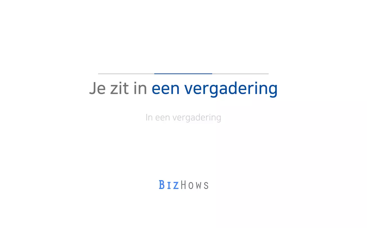 Blauwe minimalistische kalender