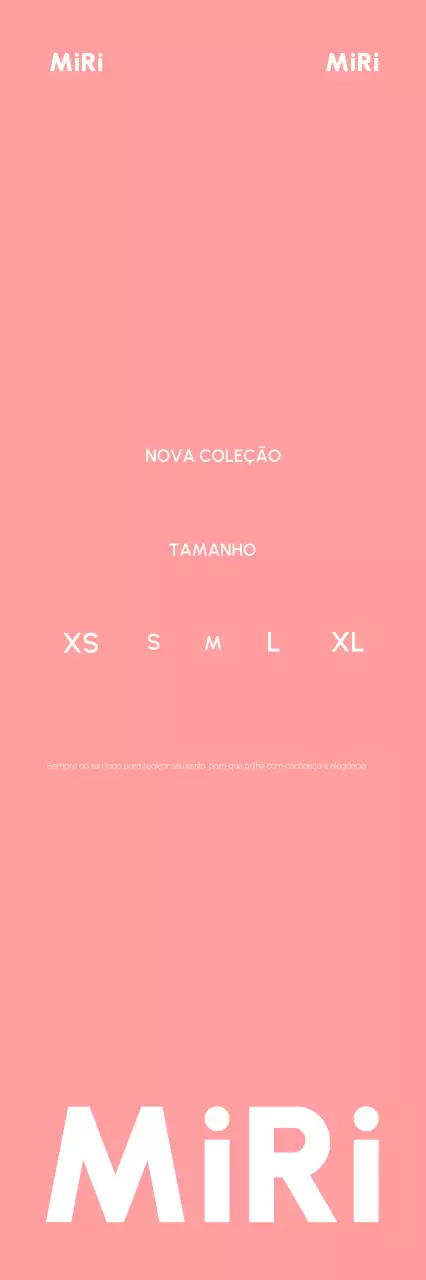 Anúncio de moda minimalista cor-de-rosa