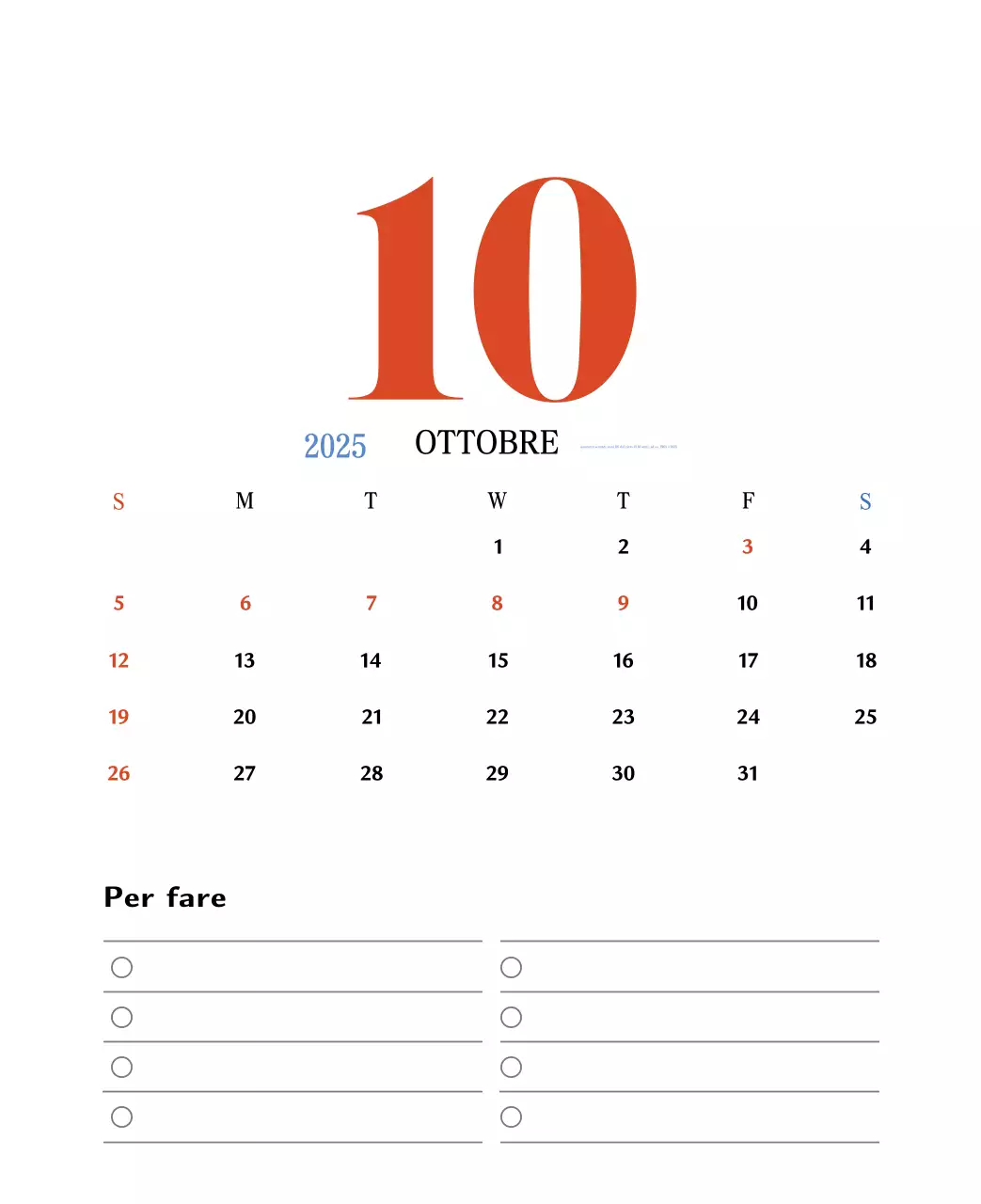 Calendario della memoria di concezione retrò in rosso