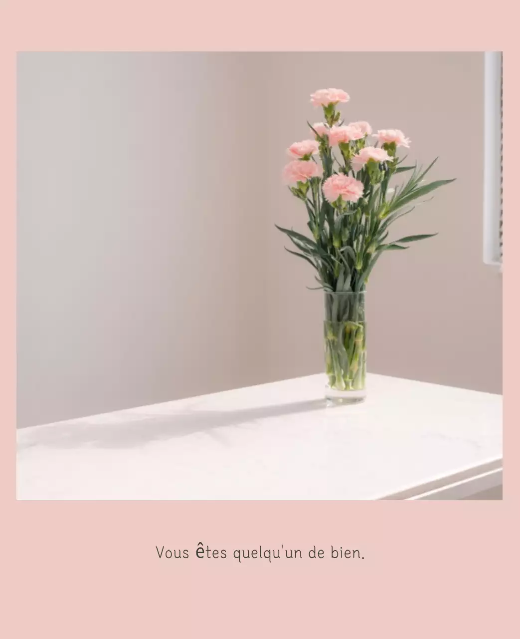 Calendrier botanique blanc et propre