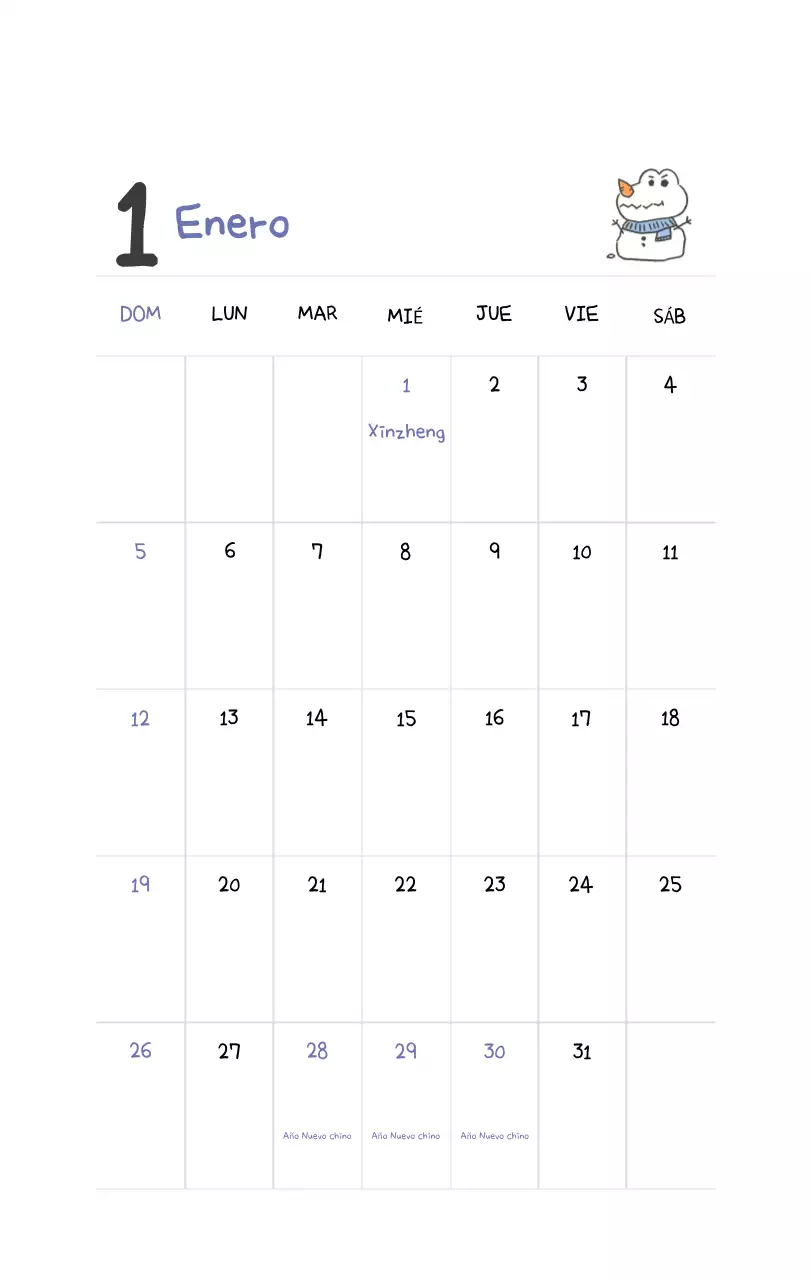 Un calendario con un bonito concepto de ilustración de Ago