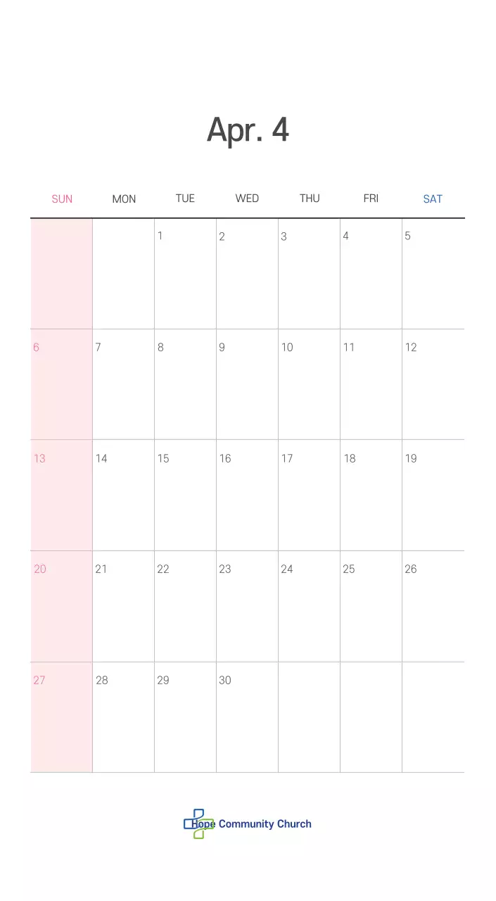 Ilustrasi gereja yang bersih dengan warna pastel