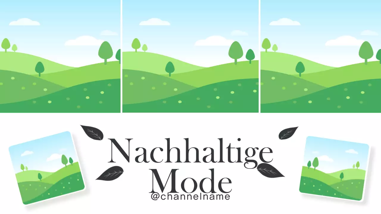 Schwarz Moderne Mode Werbung