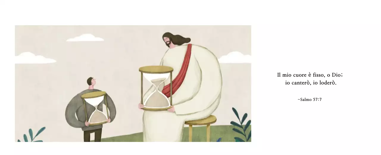 Chiesa illustrazione pulita pastello