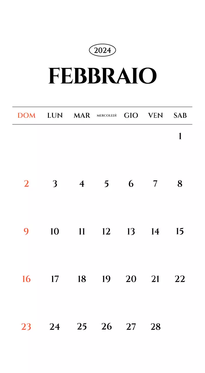 Calendario semplice con concetto di fotografia di viaggio emozionale in bianco e nero