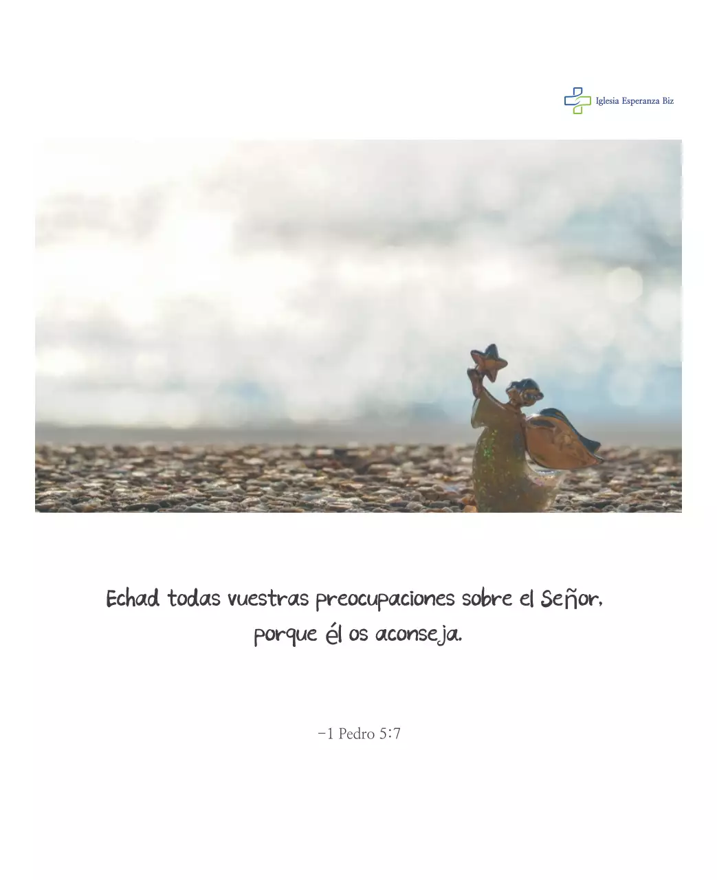 Caligrafía sencilla Promoción de la Iglesia Bíblica