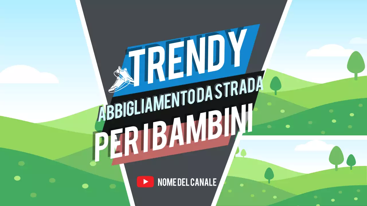 Pubblicità di moda trendy in nero