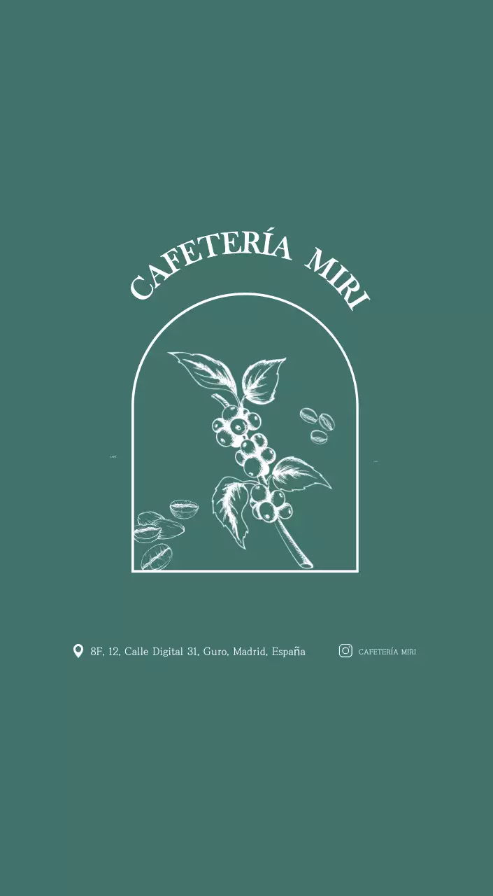 Un moderno calendario de cafeterías con recomendaciones para la bebida del mes