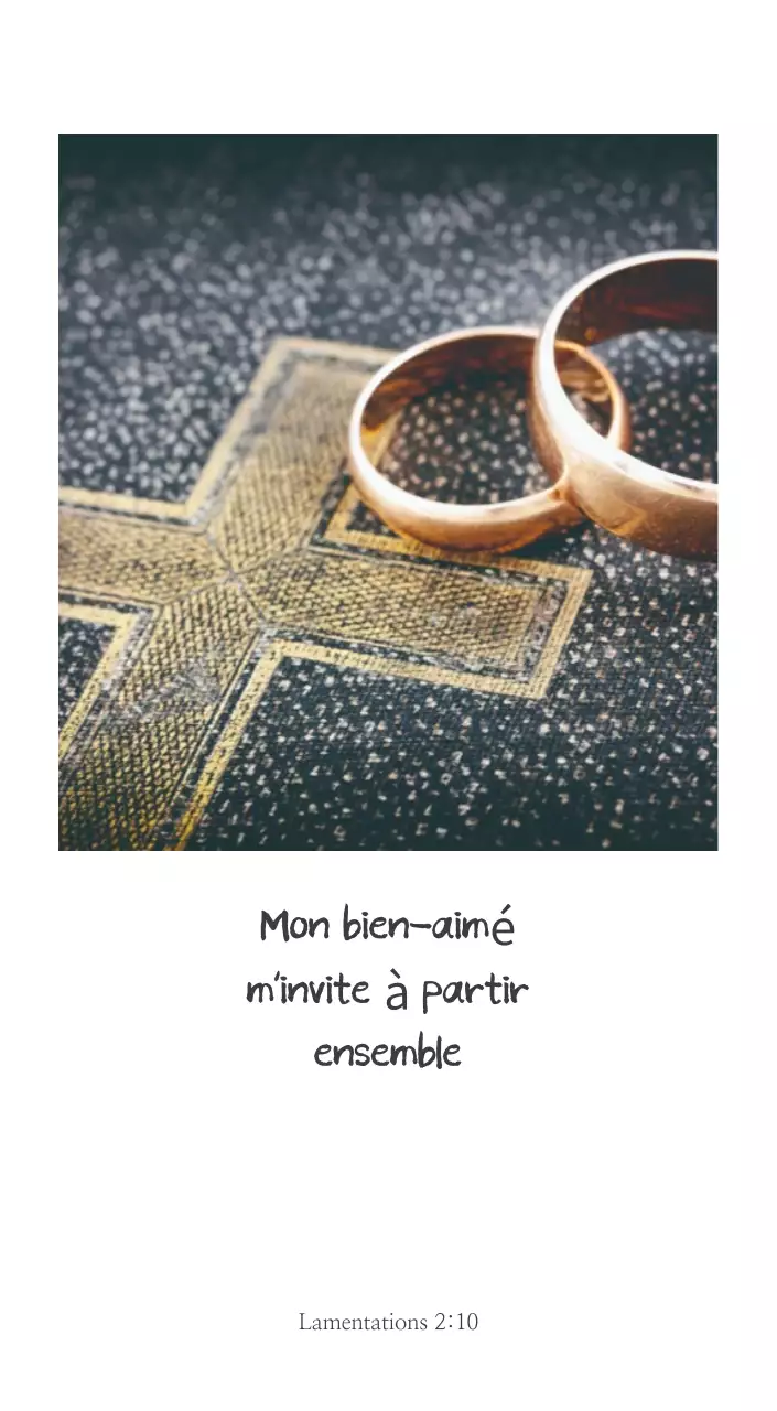 Calligraphie simple Promotion de l'église biblique