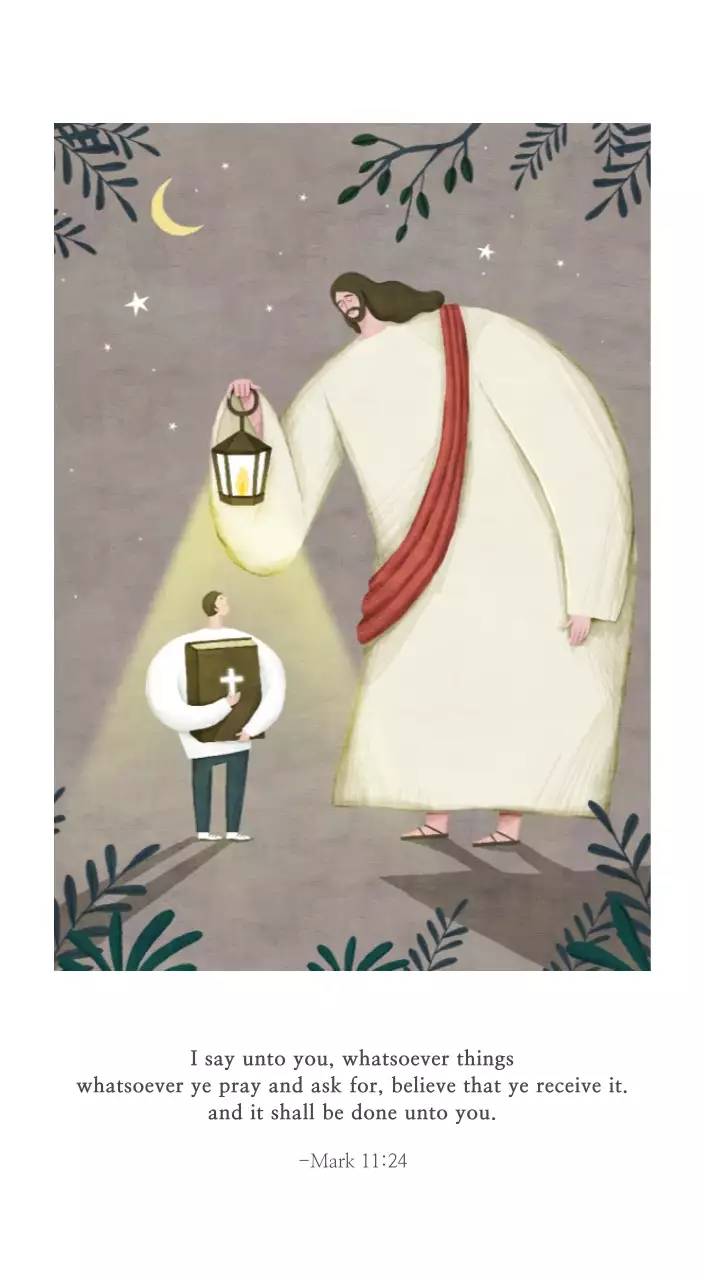 Ilustrasi gereja yang bersih dengan warna pastel