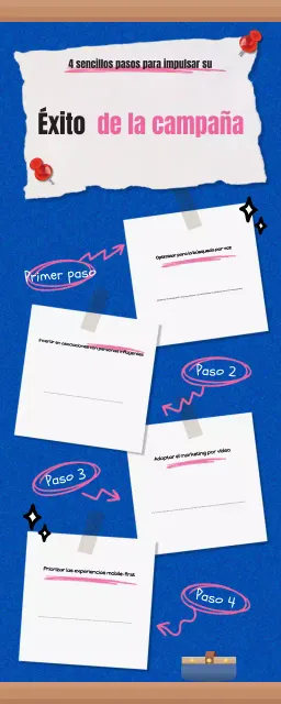 guía de marketing blue modern