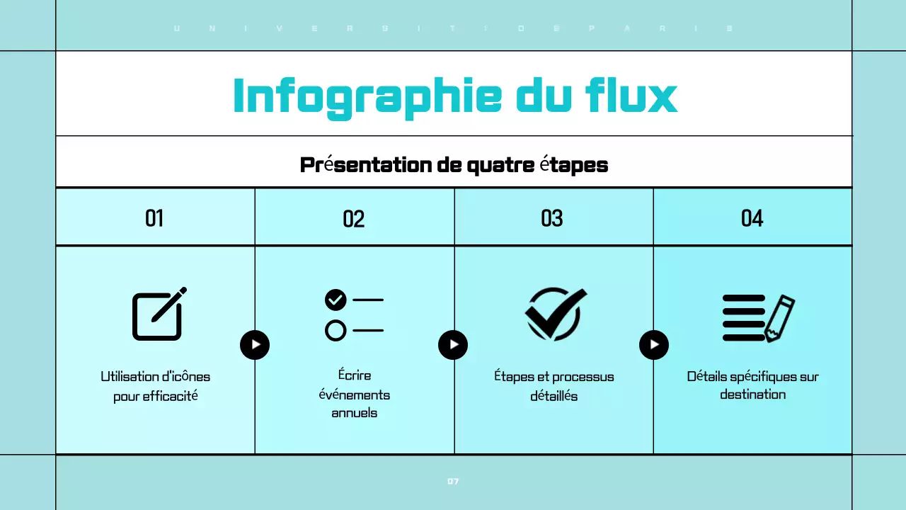 Présentations claires et faciles à éditer en blanc et bleu clair