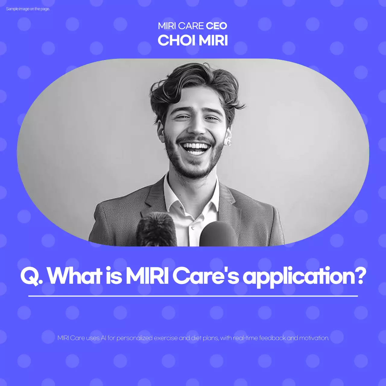 Blue Modern Interview Template Collection