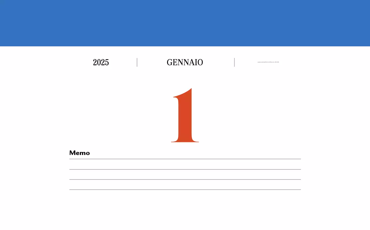 Calendario della memoria di concezione retrò in rosso