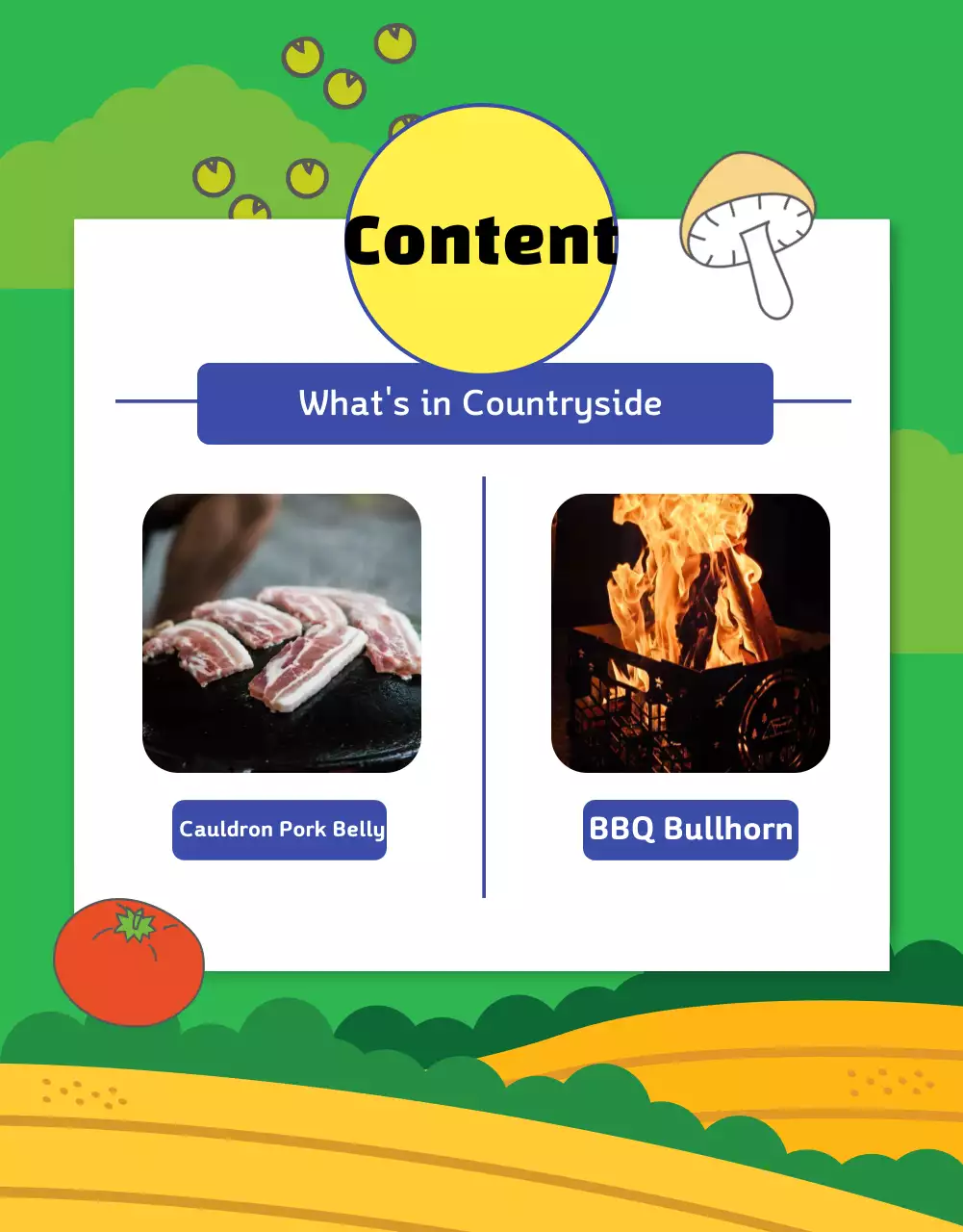 Blue Minimal Forest Invitation Poster