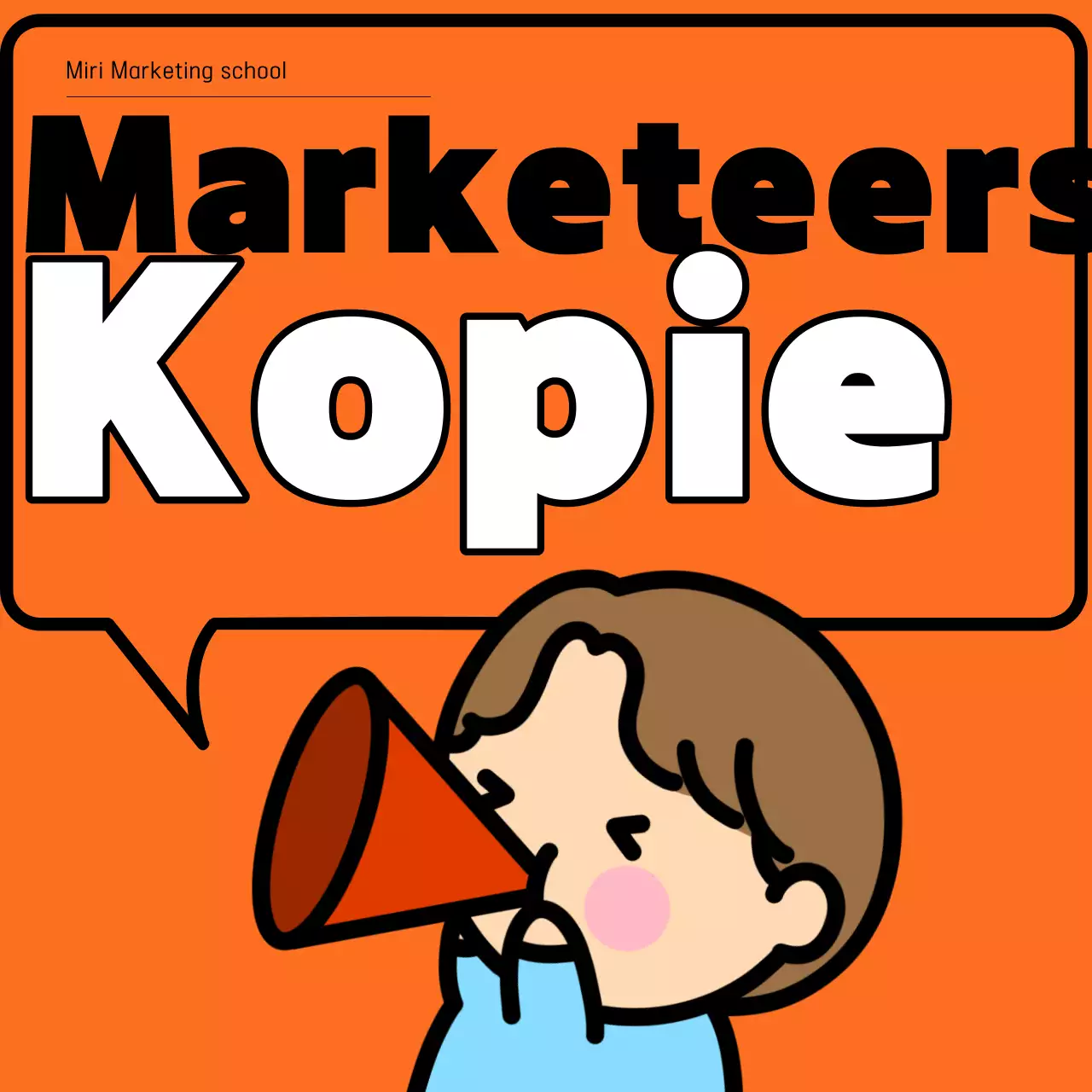 Oranje Pop Marketing Advertentie