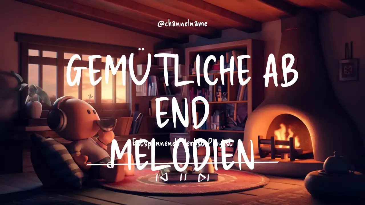 braune rustikale Musik-Wiedergabeliste