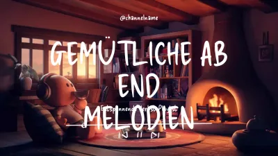 braune rustikale Musik-Wiedergabeliste