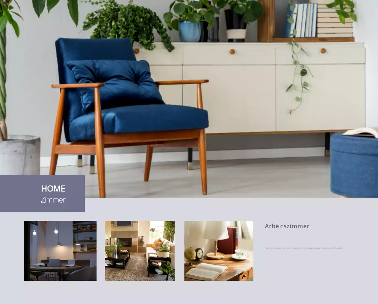 Beigefarbener minimalistischer Innenkalender