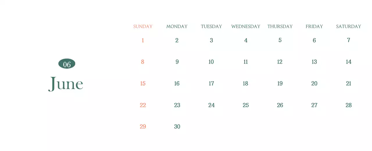 今月のおすすめドリンクを紹介してくれるモダンカフェカレンダー