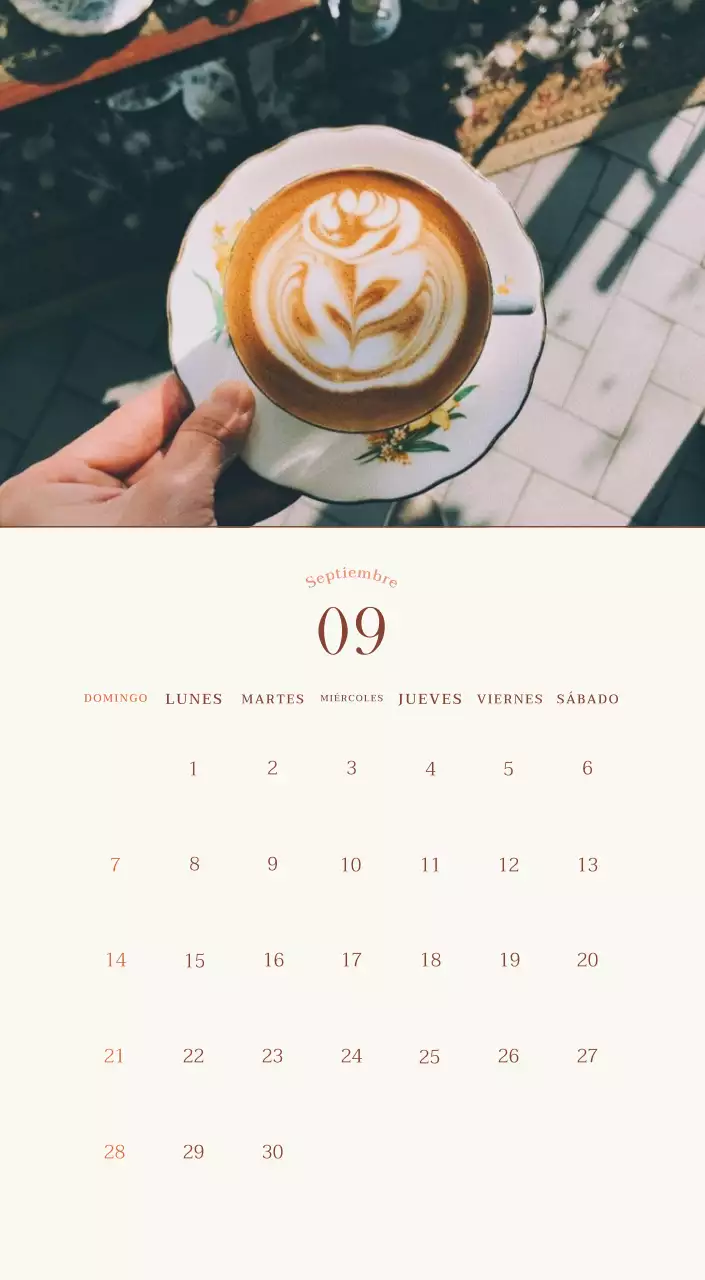 Promover Beige Vintage Cafe