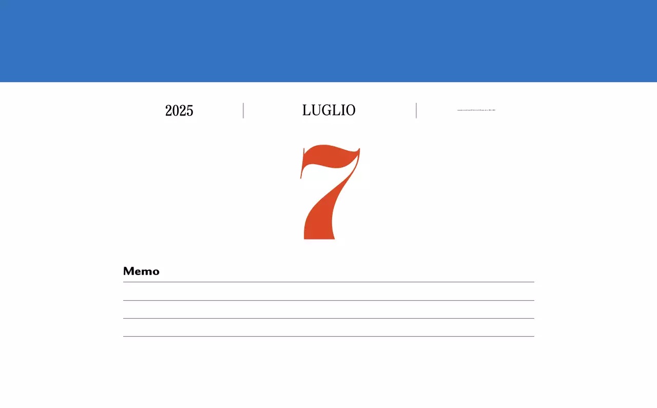 Calendario della memoria di concezione retrò in rosso