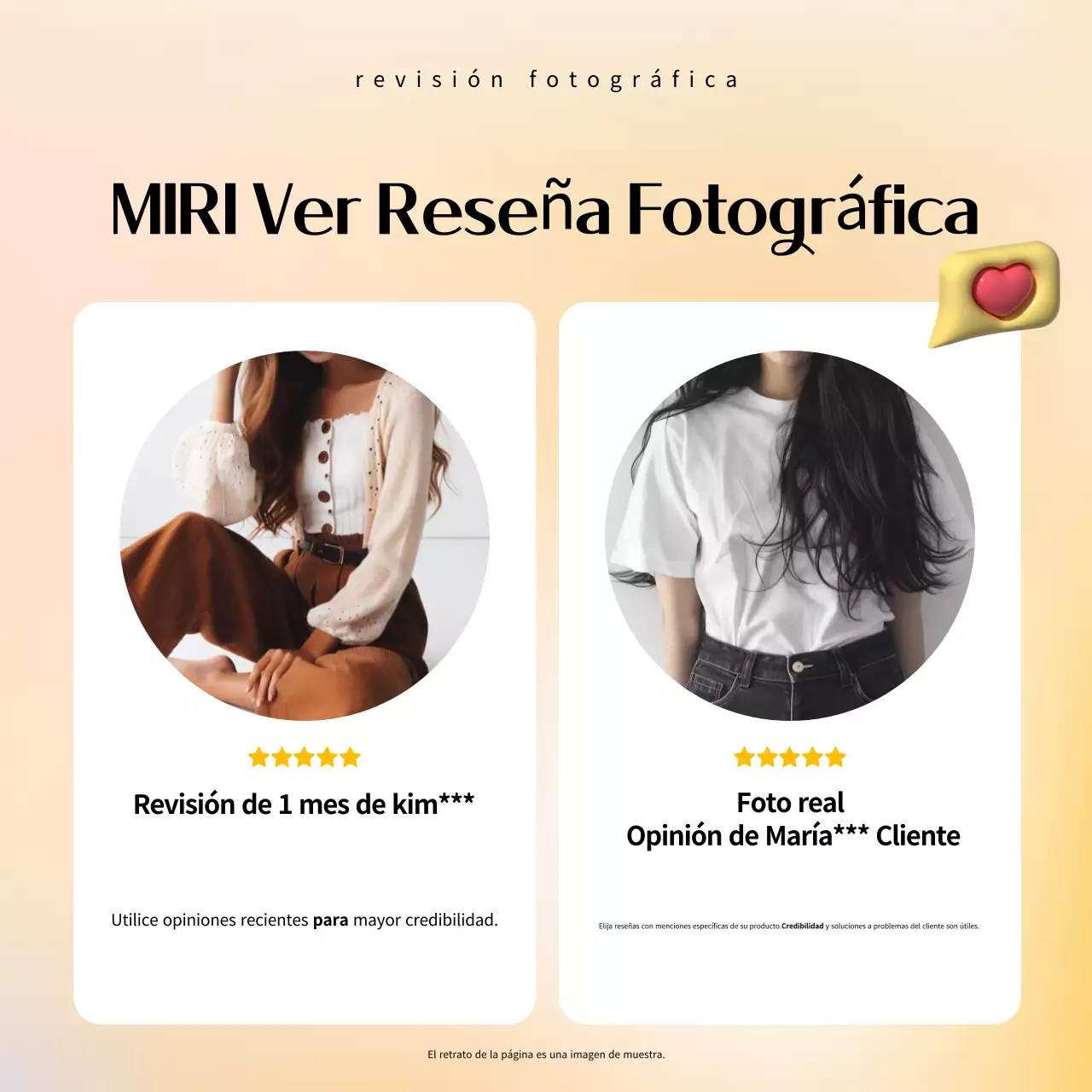 Anuncio de revisión de Mauve Modern