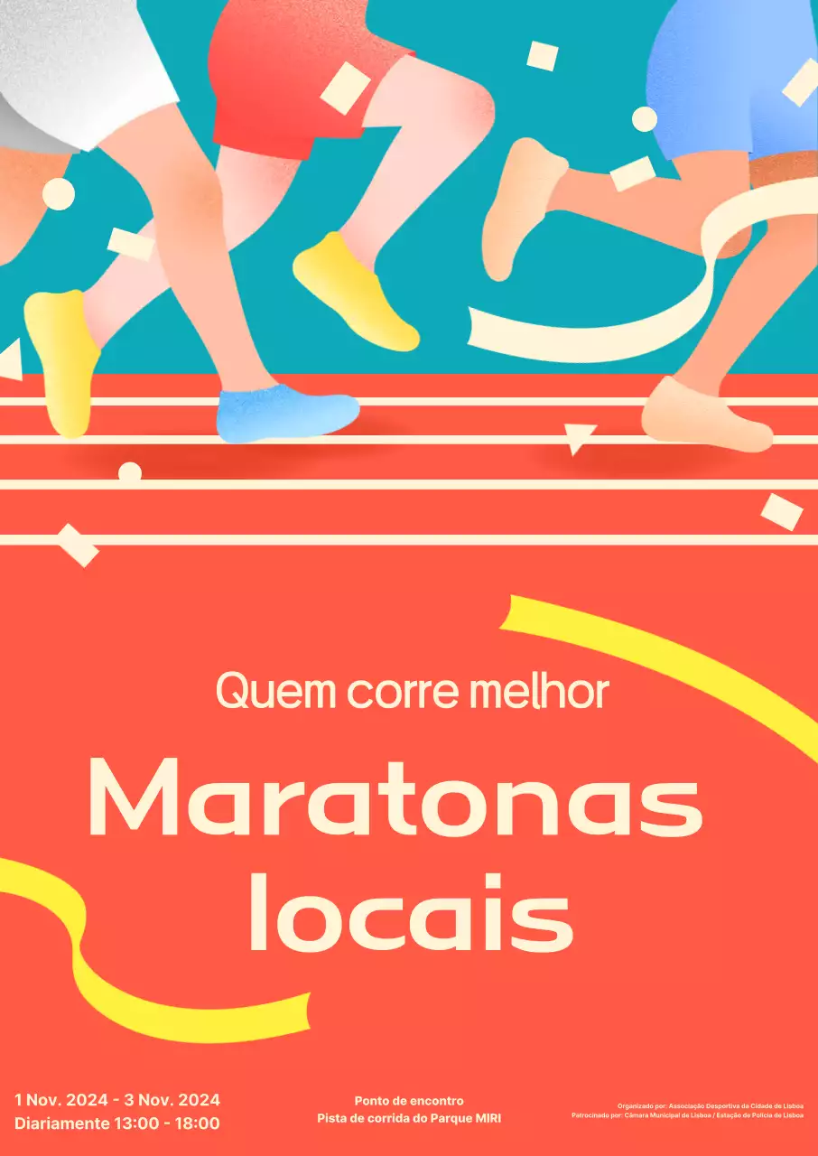 Promover a Maratona Orange Pop
