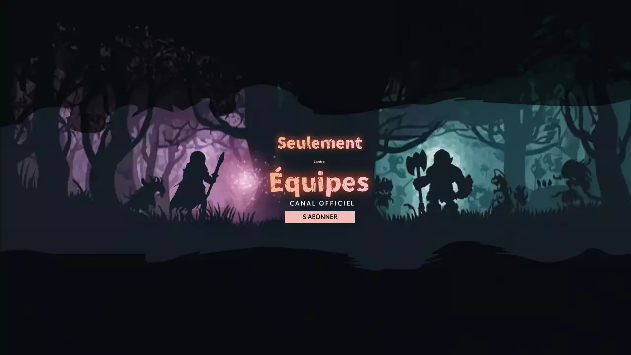 modèle de chaîne youtube de jeux en violet vert style fantaisie