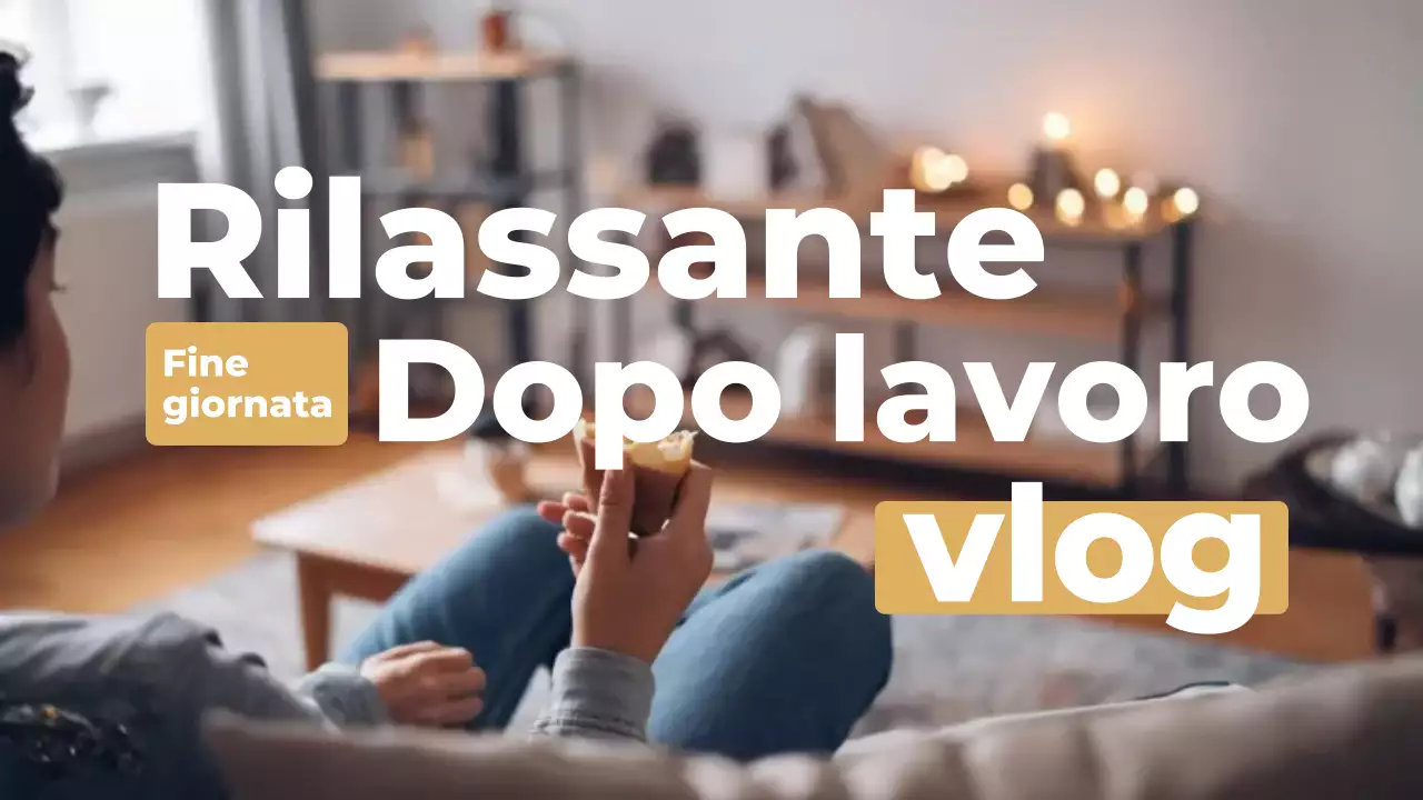 beige relax dopo il lavoro vlog stile moderno